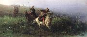 jozef brandt on reconnaissance Germany oil painting artist